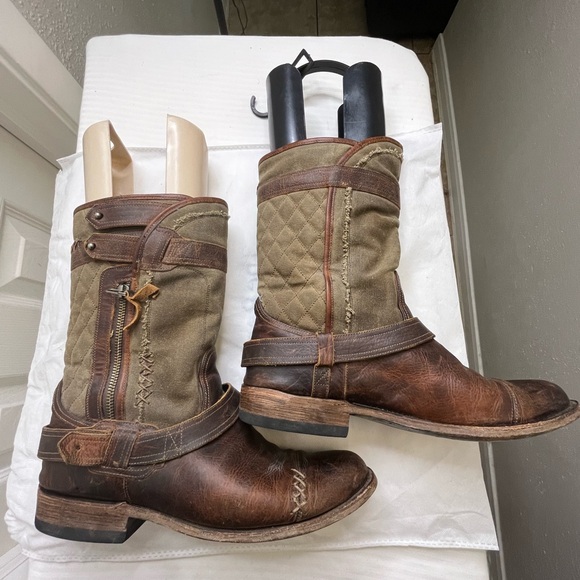 Lane Women's Worn Sage Dustoff Ankle Boots  size 10 - Picture 12 of 16